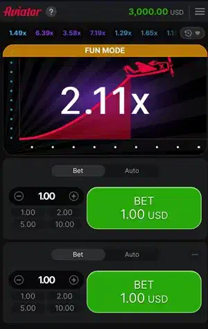 Aviator game by 1win