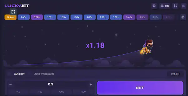 1win Lucky Jet game