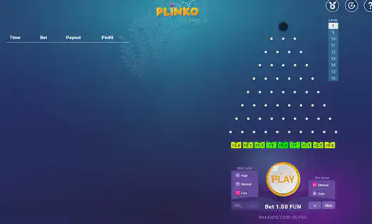 1win Plinko
