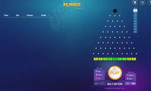 1win Plinko